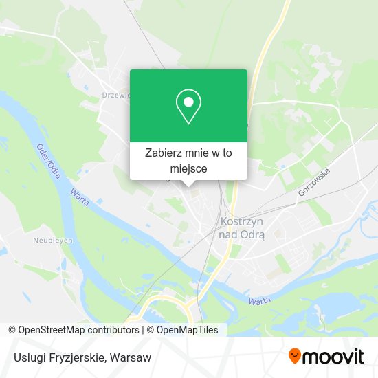 Mapa Uslugi Fryzjerskie