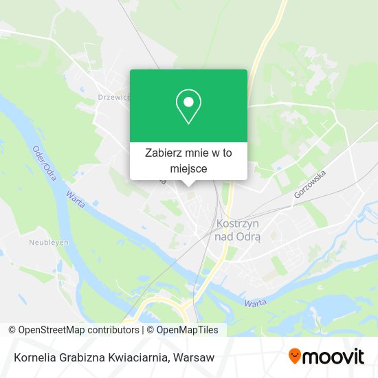 Mapa Kornelia Grabizna Kwiaciarnia