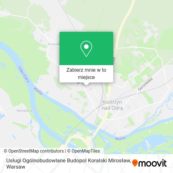 Mapa Usługi Ogólnobudowlane Budopol Koralski Mirosław