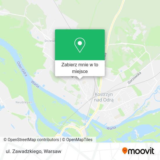 Mapa ul. Zawadzkiego