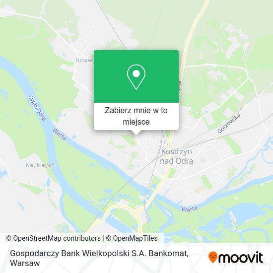 Mapa Gospodarczy Bank Wielkopolski S.A. Bankomat