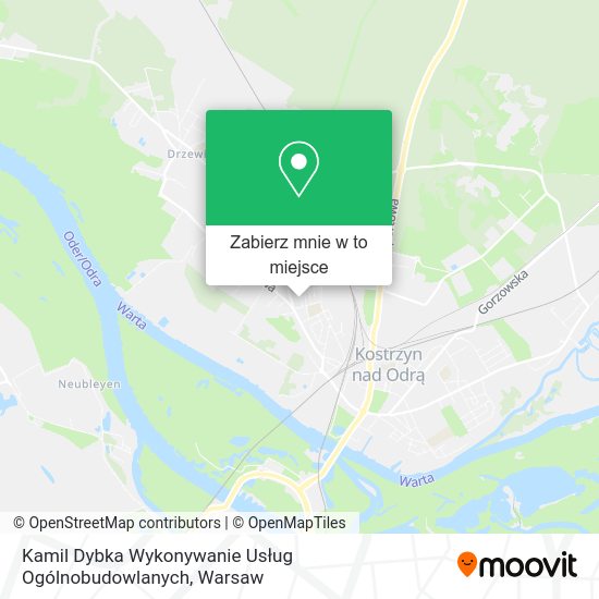 Mapa Kamil Dybka Wykonywanie Usług Ogólnobudowlanych