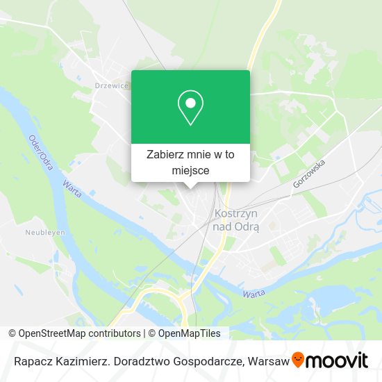 Mapa Rapacz Kazimierz. Doradztwo Gospodarcze