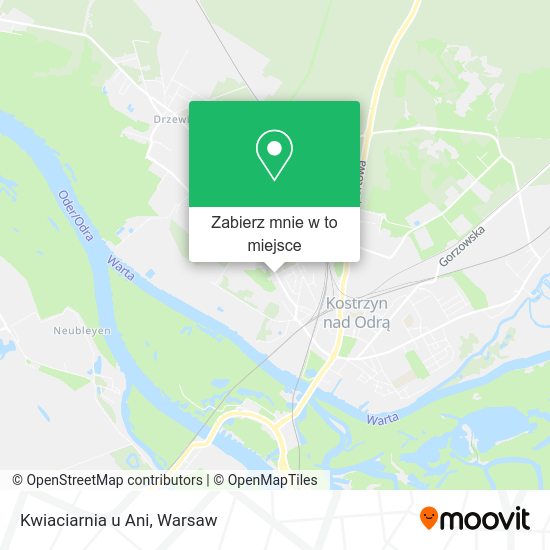 Mapa Kwiaciarnia u Ani