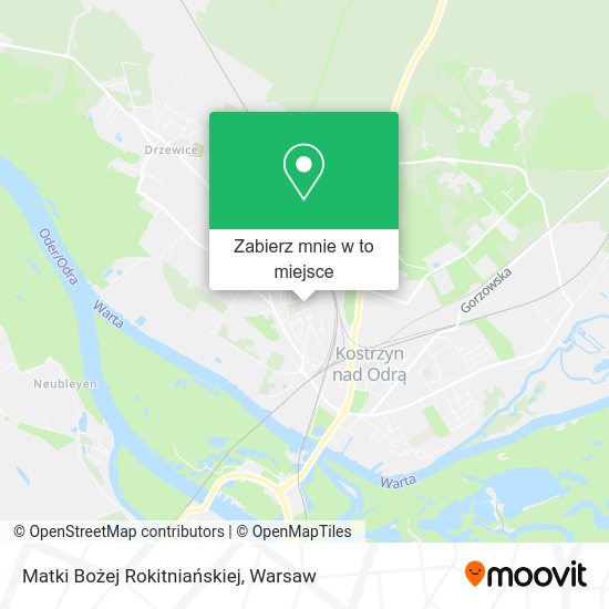 Mapa Matki Bożej Rokitniańskiej