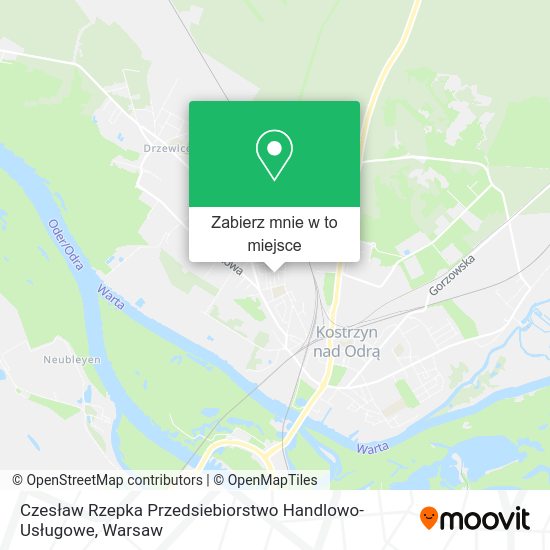 Mapa Czesław Rzepka Przedsiebiorstwo Handlowo-Usługowe