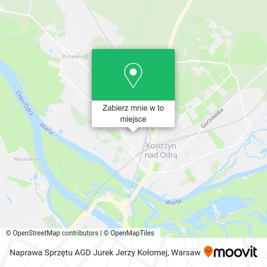 Mapa Naprawa Sprzętu AGD Jurek Jerzy Kołomej