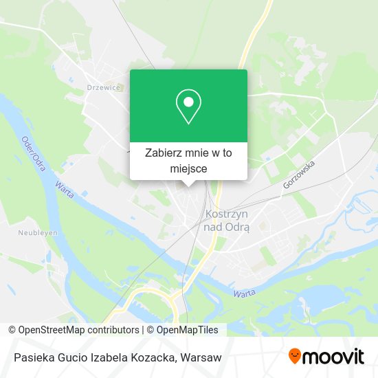 Mapa Pasieka Gucio Izabela Kozacka