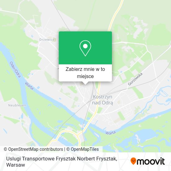 Mapa Uslugi Transportowe Frysztak Norbert Frysztak