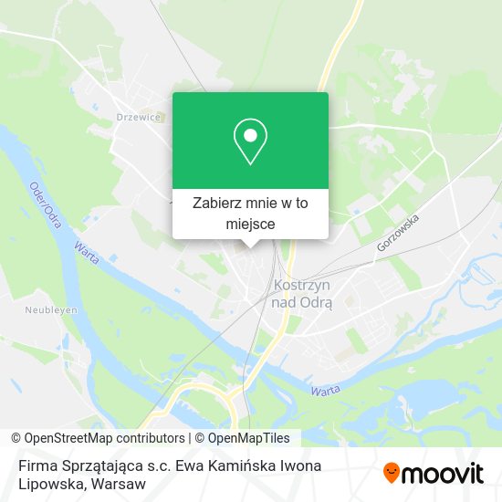 Mapa Firma Sprzątająca s.c. Ewa Kamińska Iwona Lipowska