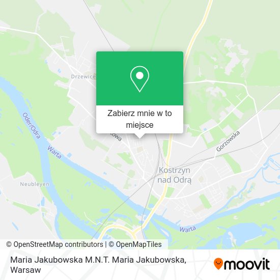 Mapa Maria Jakubowska M.N.T. Maria Jakubowska