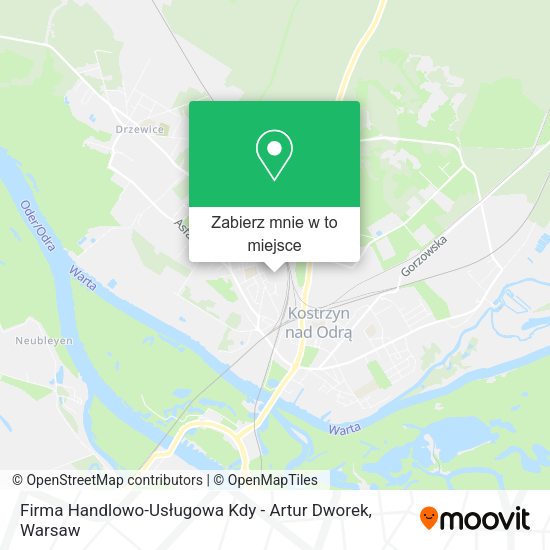 Mapa Firma Handlowo-Usługowa Kdy - Artur Dworek