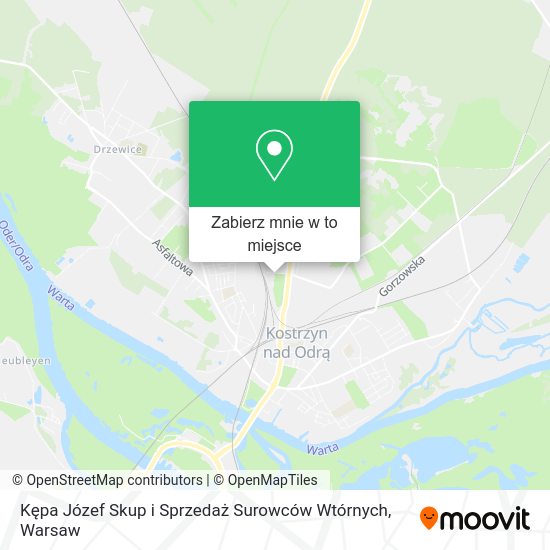 Mapa Kępa Józef Skup i Sprzedaż Surowców Wtórnych