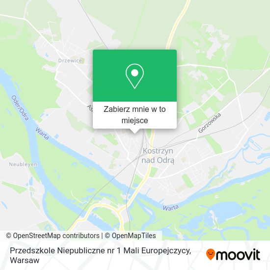 Mapa Przedszkole Niepubliczne nr 1 Mali Europejczycy