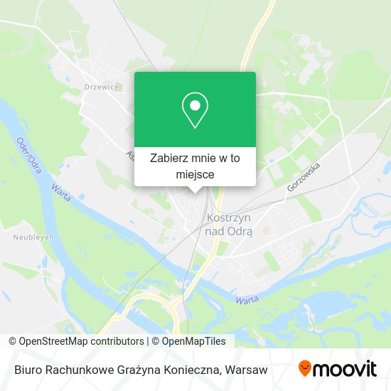 Mapa Biuro Rachunkowe Grażyna Konieczna