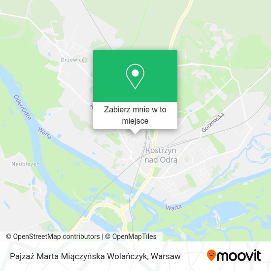 Mapa Pajzaż Marta Miączyńska Wolańczyk