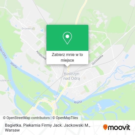 Mapa Bagietka. Piekarnia Firmy Jack. Jackowski M.