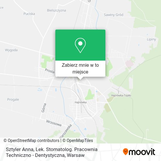 Mapa Sztyler Anna, Lek. Stomatolog. Pracownia Techniczno - Dentystyczna