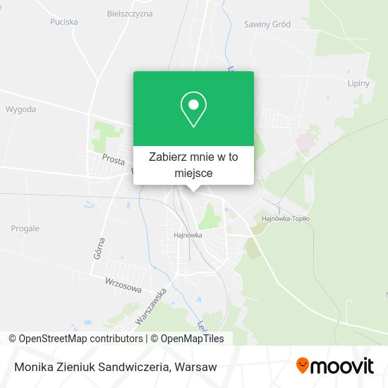 Mapa Monika Zieniuk Sandwiczeria