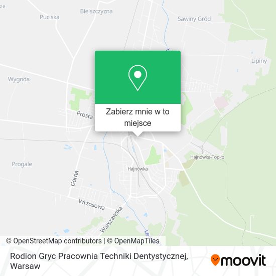 Mapa Rodion Gryc Pracownia Techniki Dentystycznej