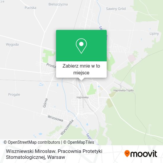 Mapa Wiszniewski Mirosław. Pracownia Protetyki Stomatologicznej