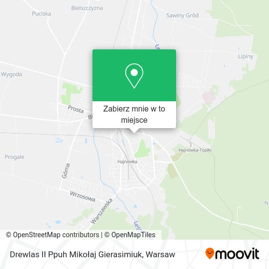 Mapa Drewlas II Ppuh Mikołaj Gierasimiuk