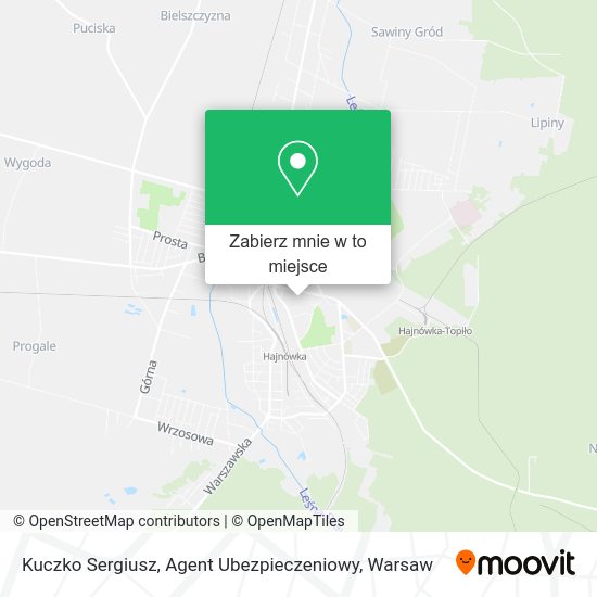 Mapa Kuczko Sergiusz, Agent Ubezpieczeniowy