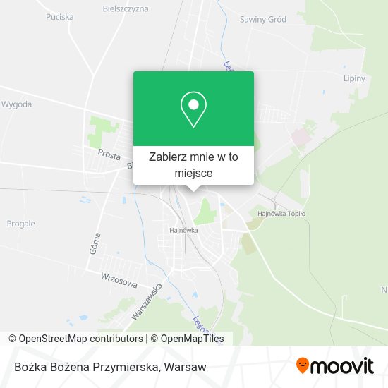 Mapa Bożka Bożena Przymierska