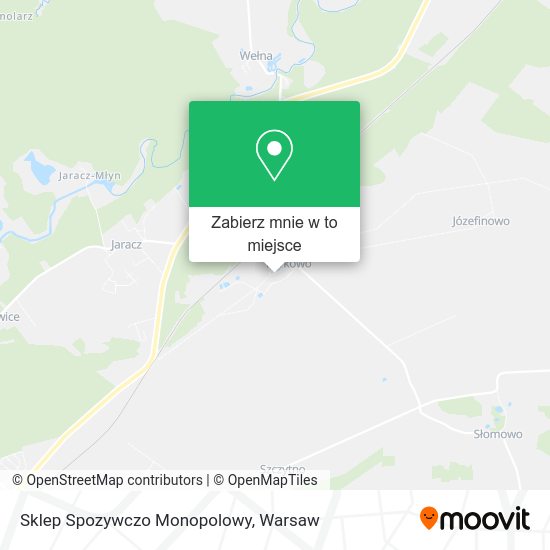 Mapa Sklep Spozywczo Monopolowy