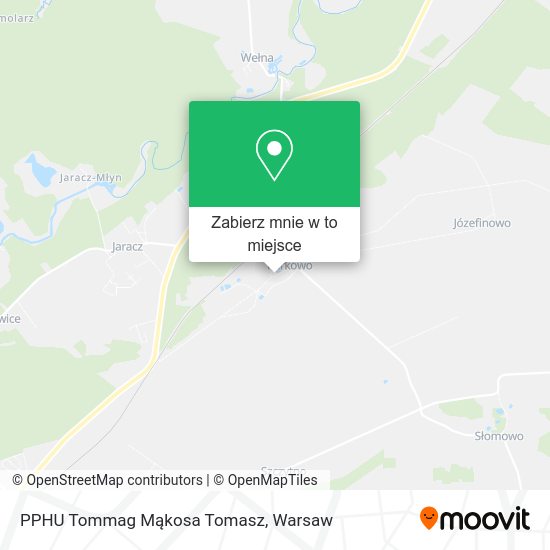 Mapa PPHU Tommag Mąkosa Tomasz