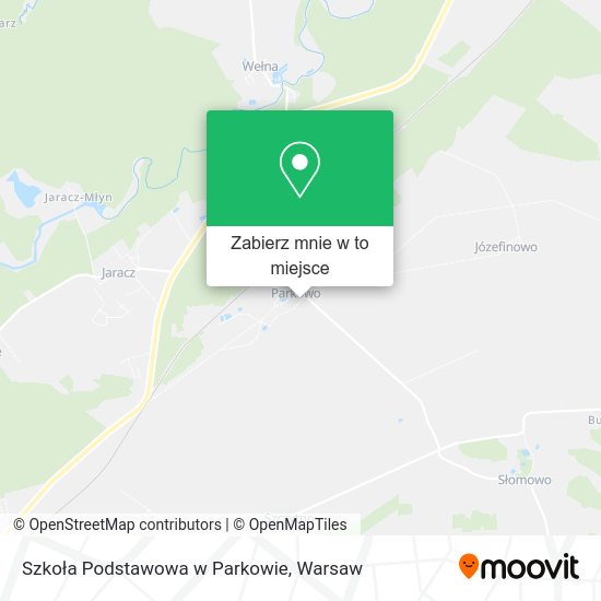 Mapa Szkoła Podstawowa w Parkowie