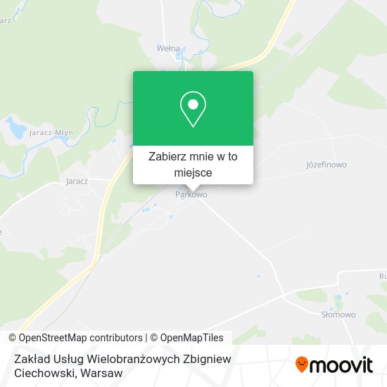 Mapa Zakład Usług Wielobranżowych Zbigniew Ciechowski