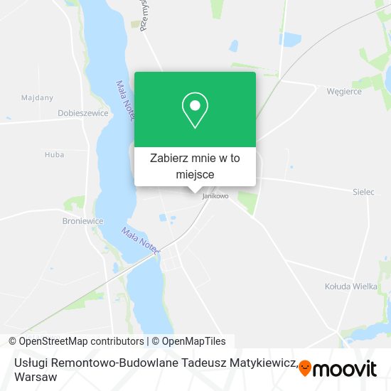 Mapa Usługi Remontowo-Budowlane Tadeusz Matykiewicz