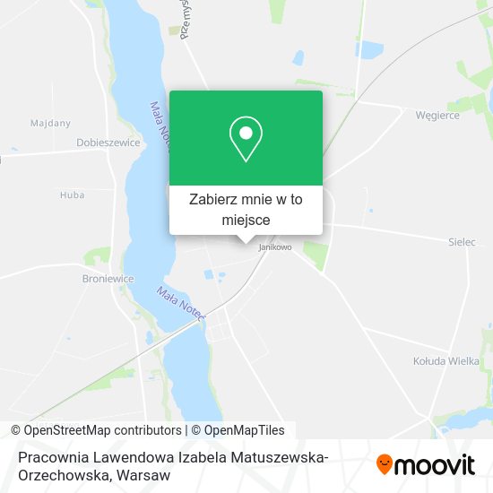 Mapa Pracownia Lawendowa Izabela Matuszewska-Orzechowska