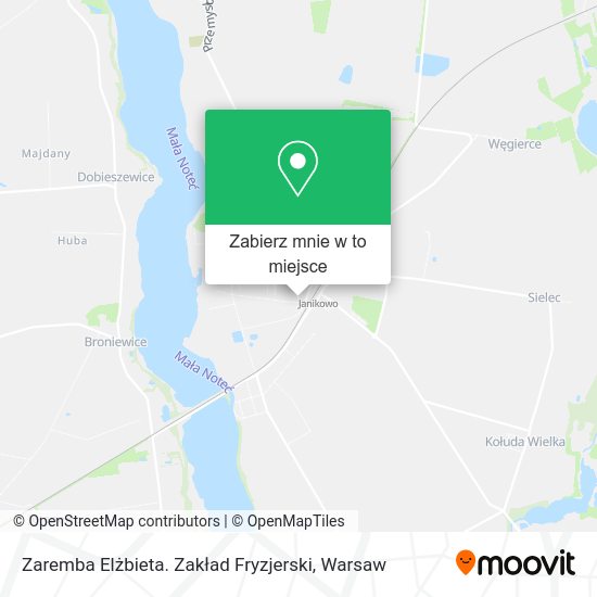 Mapa Zaremba Elżbieta. Zakład Fryzjerski