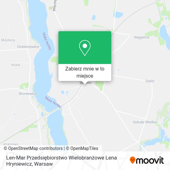 Mapa Len-Mar Przedsiębiorstwo Wielobranżowe Lena Hryniewicz