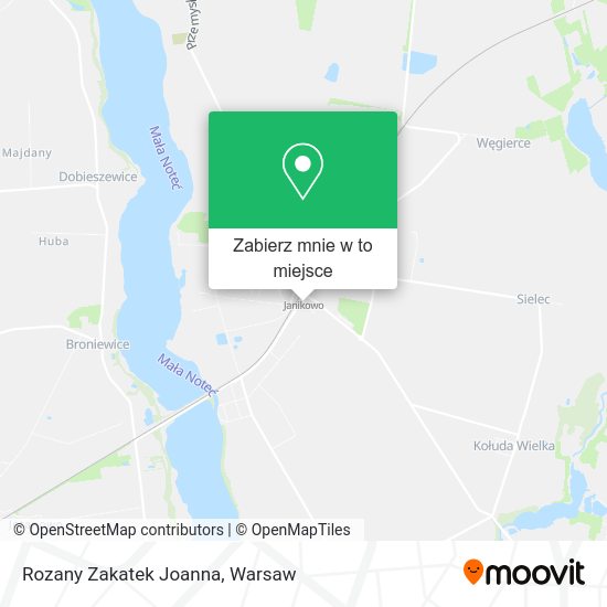 Mapa Rozany Zakatek Joanna