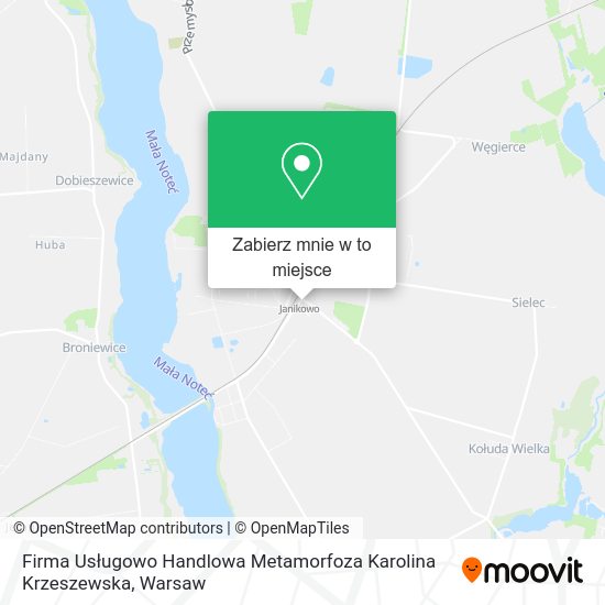 Mapa Firma Usługowo Handlowa Metamorfoza Karolina Krzeszewska