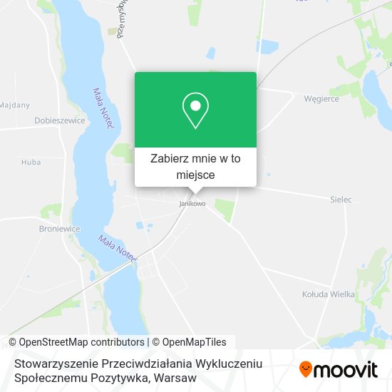 Mapa Stowarzyszenie Przeciwdziałania Wykluczeniu Społecznemu Pozytywka