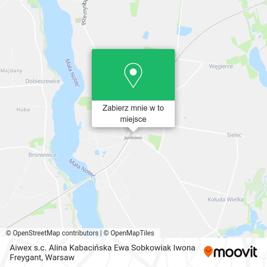 Mapa Aiwex s.c. Alina Kabacińska Ewa Sobkowiak Iwona Freygant