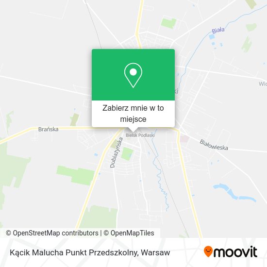 Mapa Kącik Malucha Punkt Przedszkolny