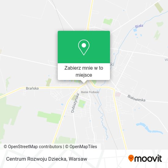 Mapa Centrum Rozwoju Dziecka