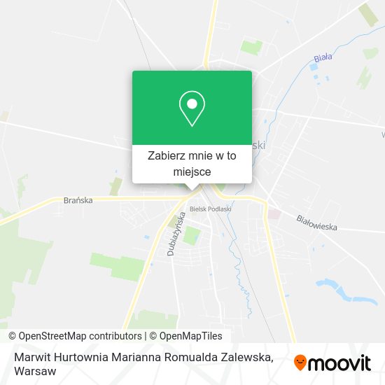 Mapa Marwit Hurtownia Marianna Romualda Zalewska