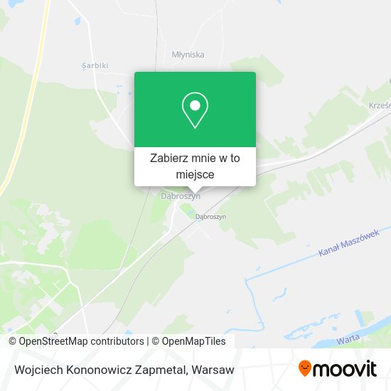 Mapa Wojciech Kononowicz Zapmetal