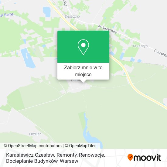 Mapa Karasiewicz Czesław. Remonty, Renowacje, Docieplanie Budynków