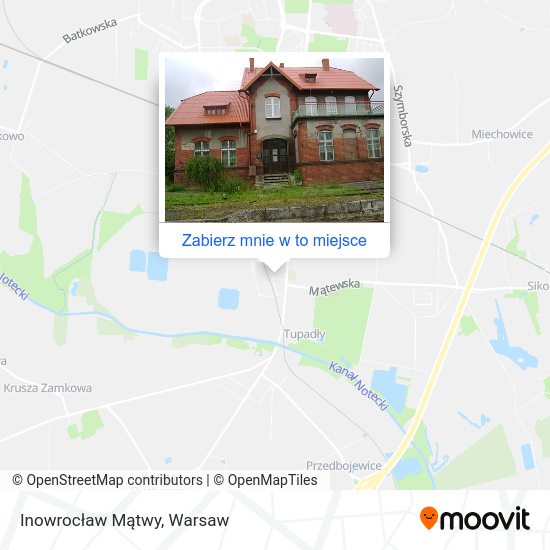 Mapa Inowrocław Mątwy