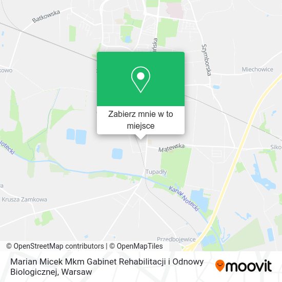 Mapa Marian Micek Mkm Gabinet Rehabilitacji i Odnowy Biologicznej