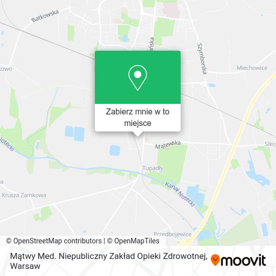 Mapa Mątwy Med. Niepubliczny Zakład Opieki Zdrowotnej