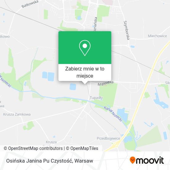 Mapa Osińska Janina Pu Czystość