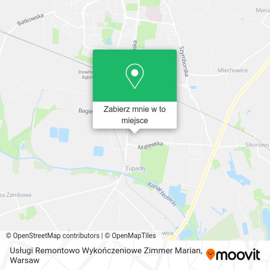 Mapa Usługi Remontowo Wykończeniowe Zimmer Marian